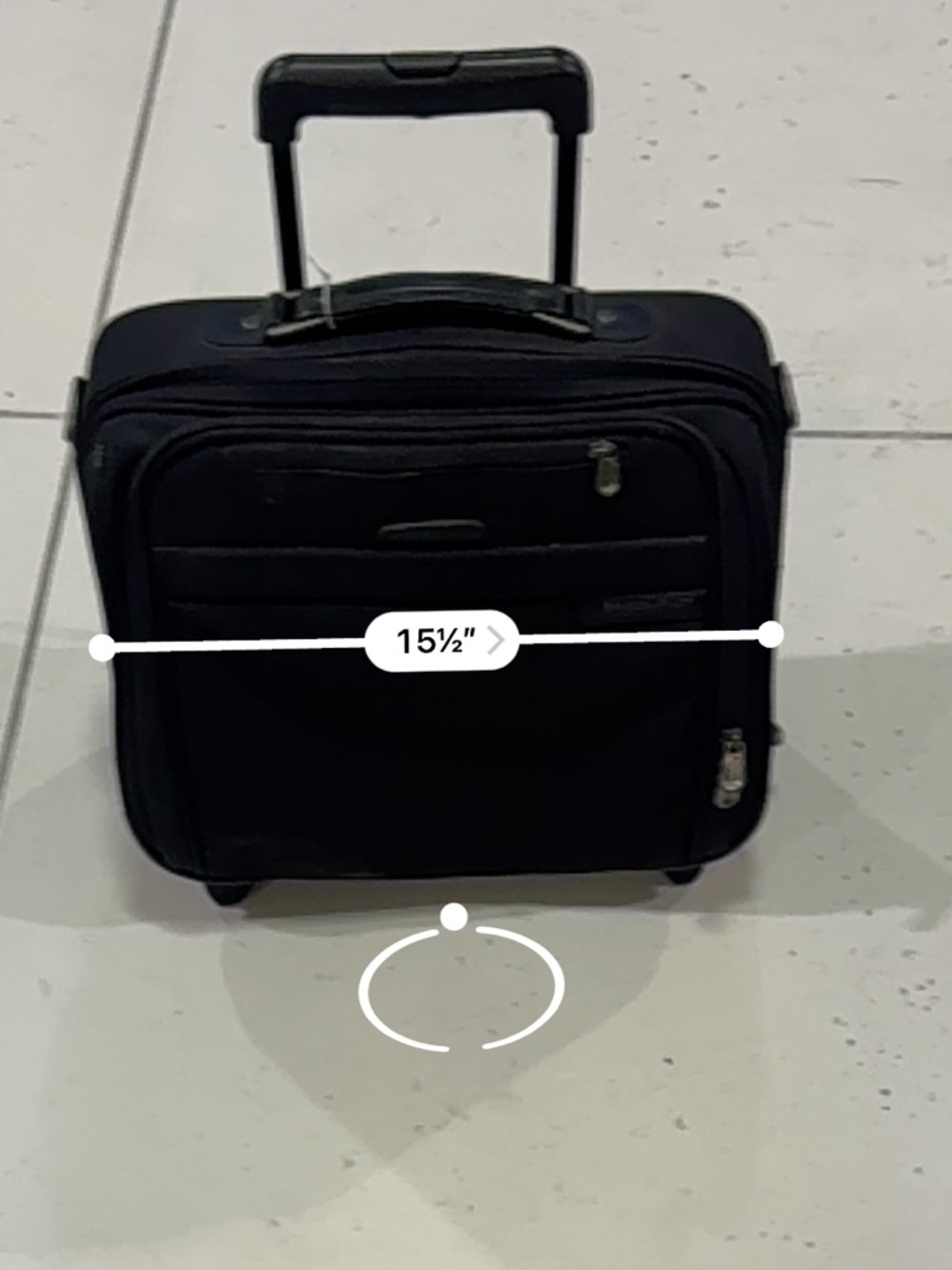 Briggs & Riley Black Rolling Briefcase with Telescoping Handle - Picture 4 of 6